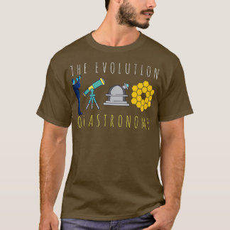 The Evolution Of Astronomy Space Telescope JWST  T-Shirt