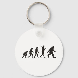 The Evolution Of Bigfoot Key Ring