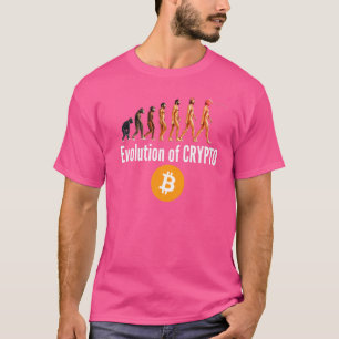 The Evolution Of Crypto Bitcoin Ethereum Cryptocur T-Shirt