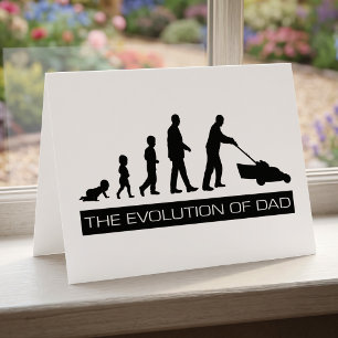 The Evolution of Dad Holiday Card