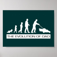 The Evolution of Dad Poster