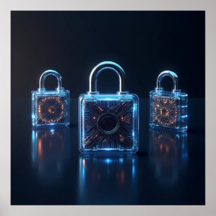 The Evolution of High-Tech Security AI Poster