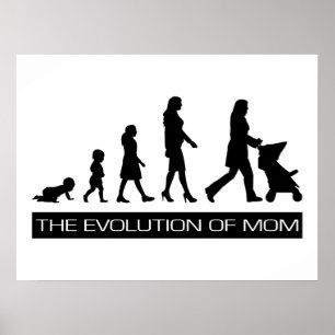 The Evolution of Mum Poster
