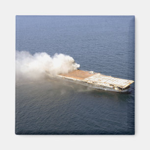 The ex-Oriskany, a decommissioned aircraft carr Magnet