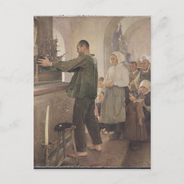 The Ex Voto, 1898 Postcard (Front)