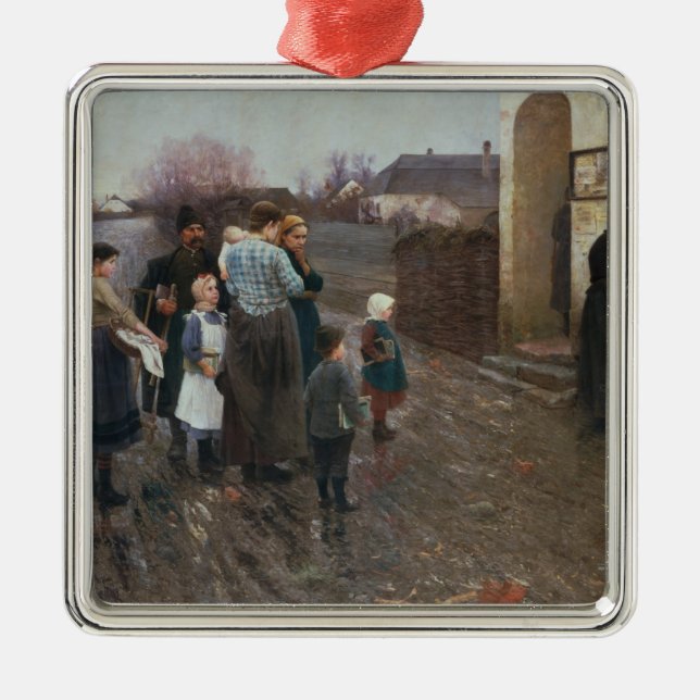 The Examination Metal Tree Decoration (Front)