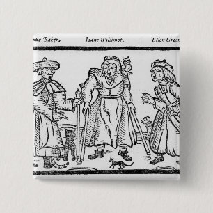 The Examinations of Anne Baker, Joanne 15 Cm Square Badge