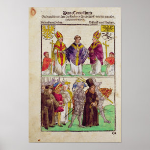 The execution of Jan Hus Poster