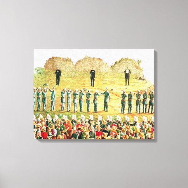 The Execution of Maximilian I Canvas Print (Front)