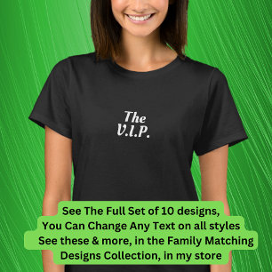 The Executive Producer, VIP Matching Music Family T-Shirt