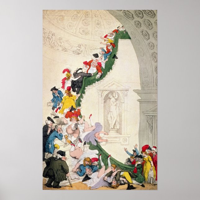 The Exhibition Stare Case, c.1800 Poster (Front)