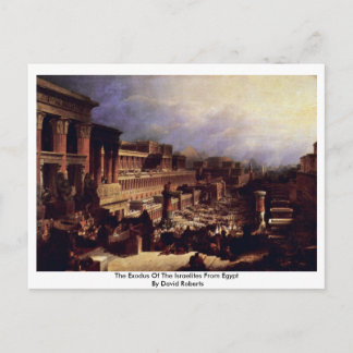 The Exodus Of The Israelites From Egypt Postcard