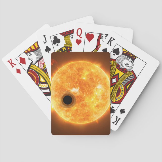 The Exoplanet Wasp-107b Is A Gas Giant Playing Cards (Back)
