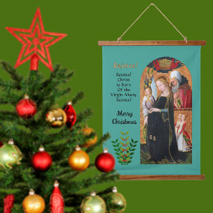 The Expectant Madonna with Saint Joseph Hanging Tapestry