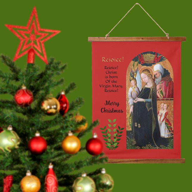The Expectant Madonna with Saint Joseph Hanging Tapestry (Creator Uploaded)