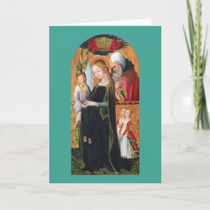 The Expectant Madonna with Saint Joseph Holiday Card