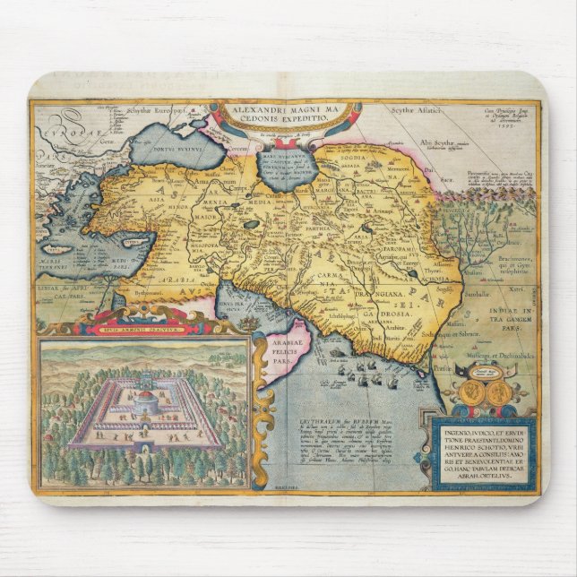 The Expedition of Alexander the Great Mouse Mat (Front)