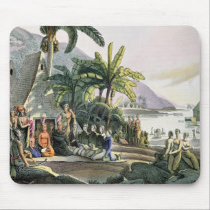 The Expedition Party and King Kamehameha I Mouse Mat