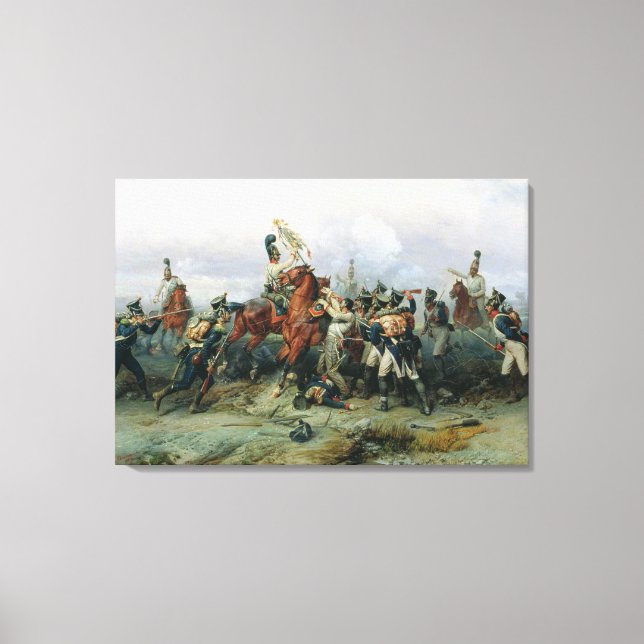 The Exploit of the Mounted Regiment Canvas Print (Front)