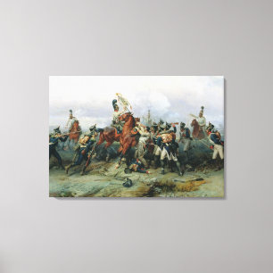 The Exploit of the Mounted Regiment Canvas Print