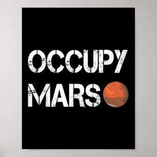 The Explorer Occupy Mars Space  Poster