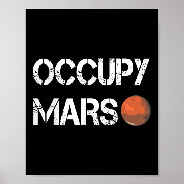 The Explorer Occupy Mars Space  Poster (Front)