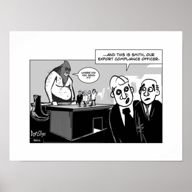 The Export Compliance Officer Poster (Front)