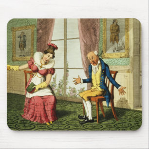 The Expostulation, pub. by G. Humphrey, 1821 (colo Mouse Mat