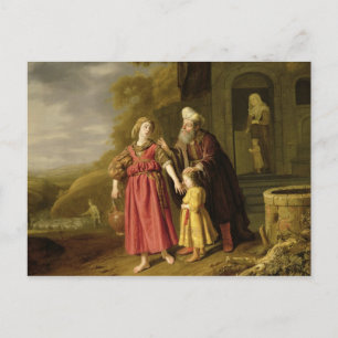 The Expulsion of Hagar and Ishmael, c.1644 Postcard