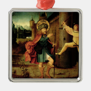 The Expulsion of Saint Roch from Rome Metal Tree Decoration
