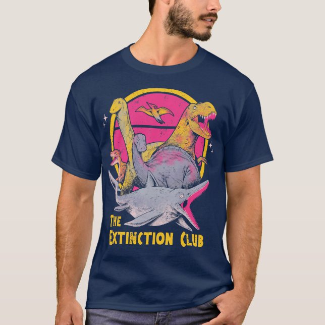 The Extinction Club Pink by Tobe Fonseca T-Shirt (Front)