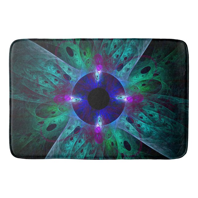 The Eye Abstract Art Bath Mat (Front)