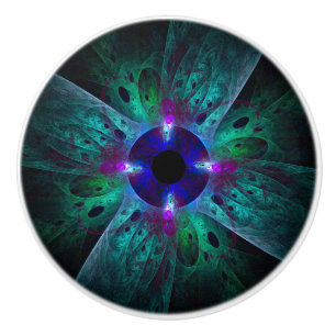 The Eye Abstract Art Ceramic Knob