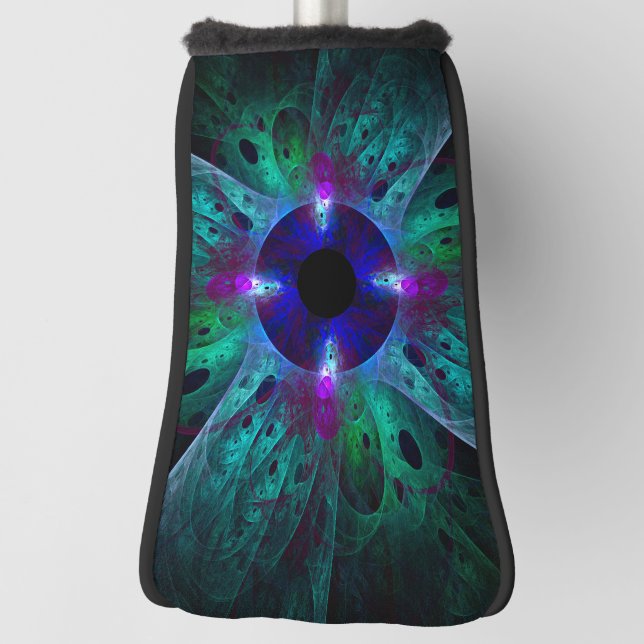 The Eye Abstract Art Golf Head Cover (Rotate 90)
