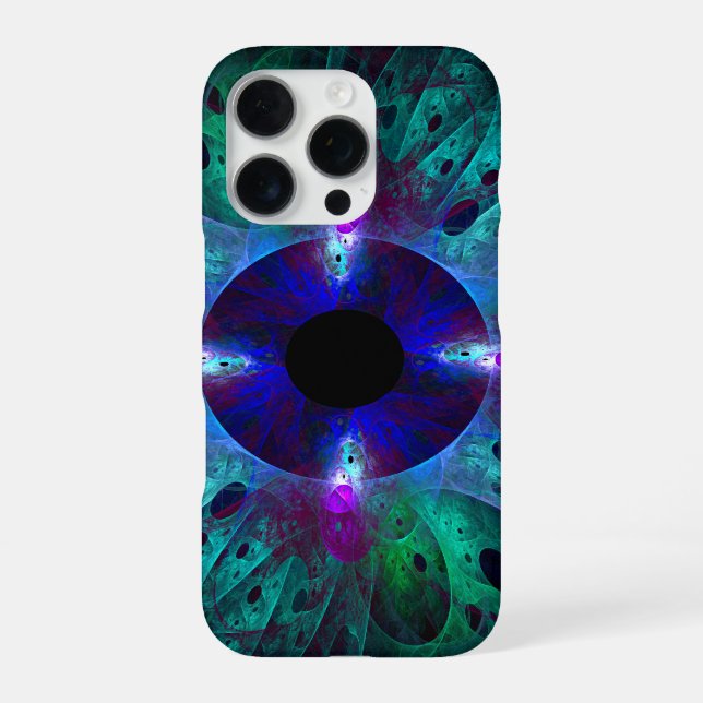 The Eye Abstract Art iPhone Case (Back)