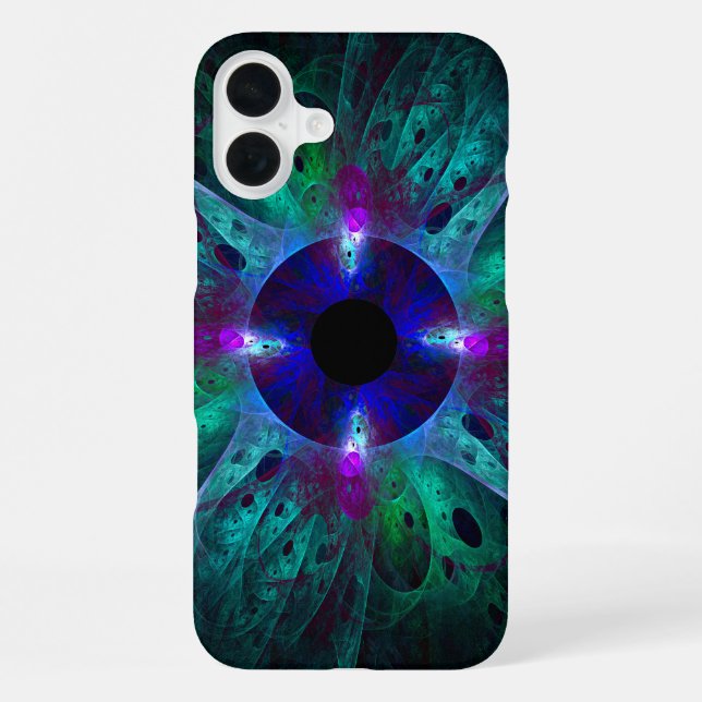 The Eye Abstract Art iPhone Case (Back)