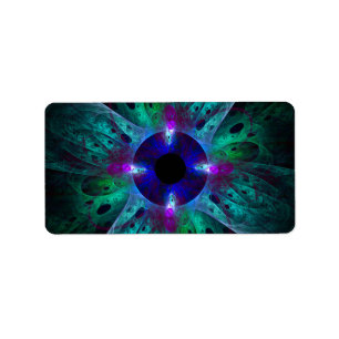 The Eye Abstract Art Label