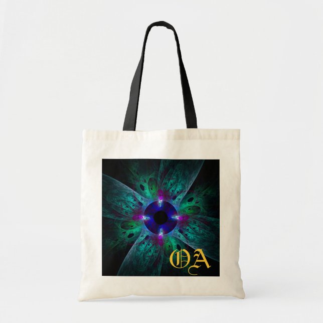The Eye Abstract Art Monogram Bag (Front)