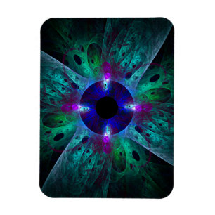 The Eye Abstract Art Premium Magnet