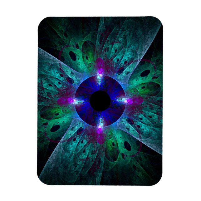 The Eye Abstract Art Premium Magnet (Vertical)