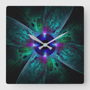 The Eye Abstract Art Square Wall Clock