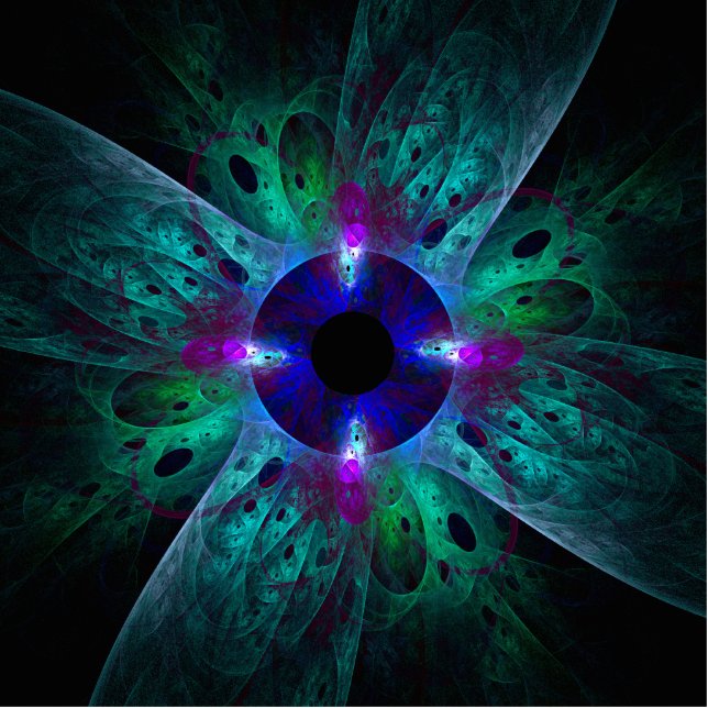 The Eye Abstract Art Standing Photo Sculpture (Front)