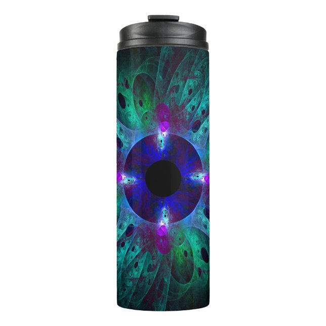 The Eye Abstract Art Thermal Tumbler (Front)