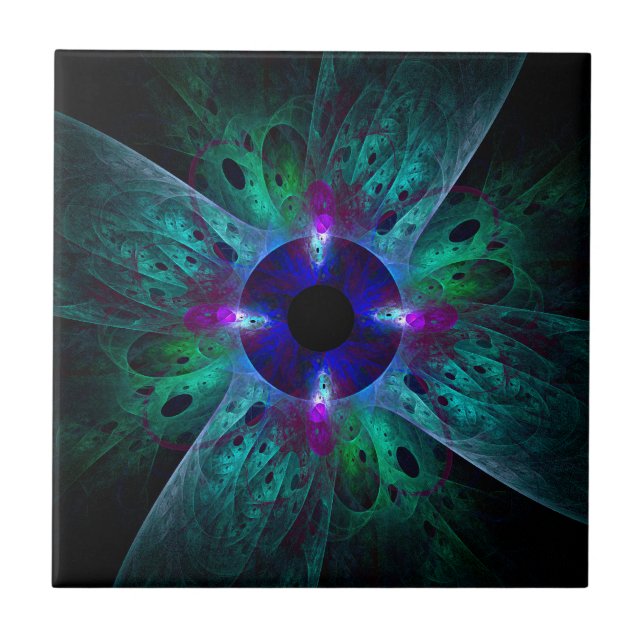The Eye Abstract Art Tile (Front)