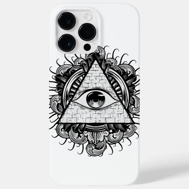 The Eye All Seeing Illuminati Case-Mate iPhone Case (Back)