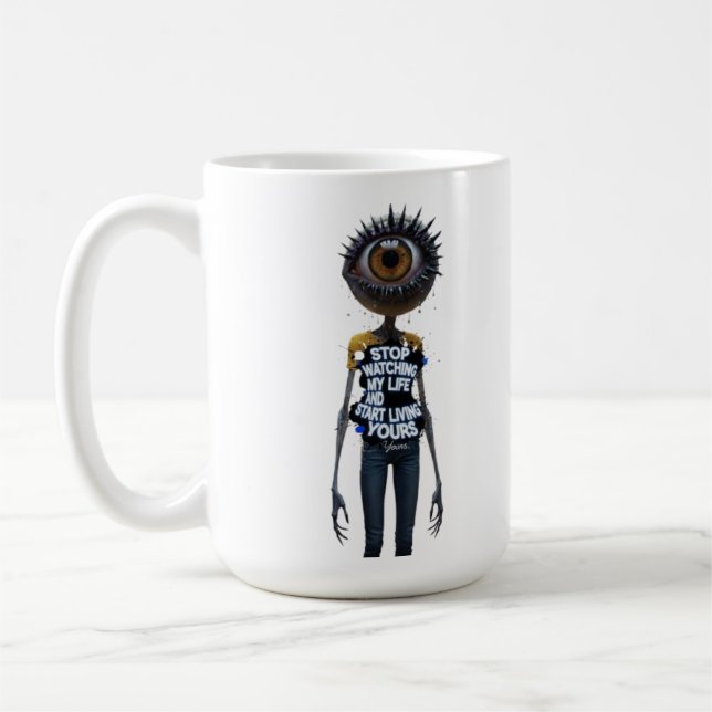 The Eye And Word Collection Coffee Mug (Left)