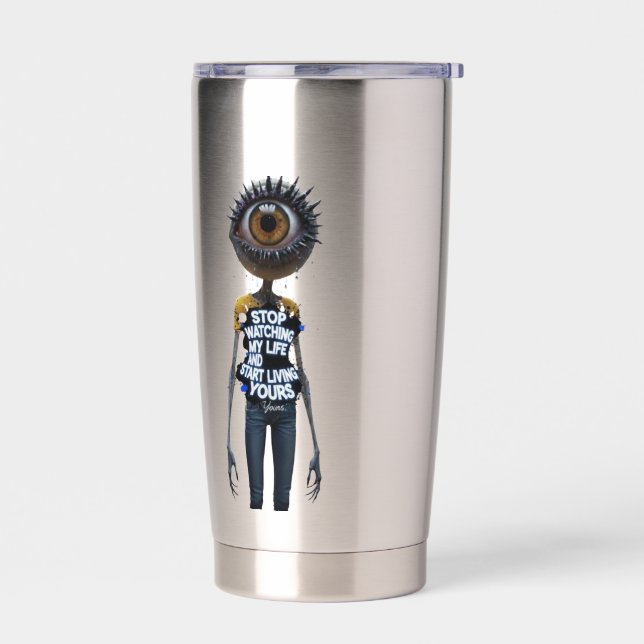 The Eye And Word Collection Insulated Tumbler (Left)
