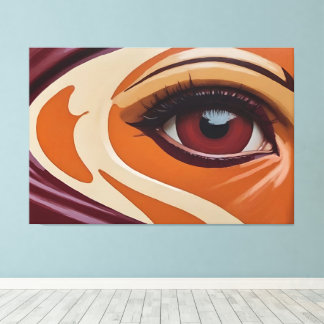 The eye canvas print