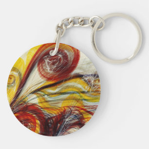 The Eye of God by Georgiana Houghton Key Ring