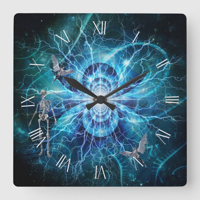 The Eye of God Square Wall Clock (Front)